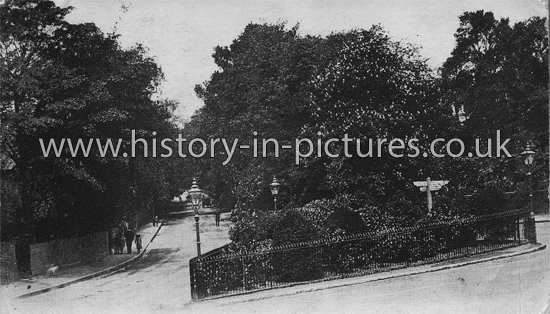 Muswell Hill from Priory Road, London, c.1903.